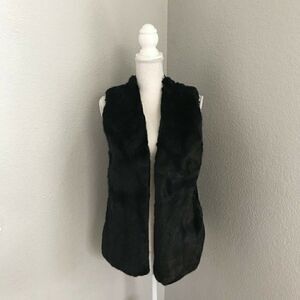 Armani Exchange Womens Black Front Vest Size XS
